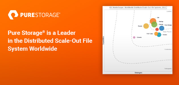 IDC MarketScape proglasio je Pure Storage za lidera u okviru Distributed Scale-Out File System Worldwide.